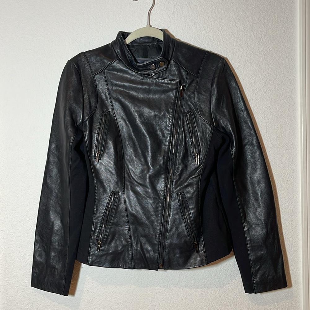 Wilson Leather Motorcycle Style Jacket Size Small - Picture 11 of 11